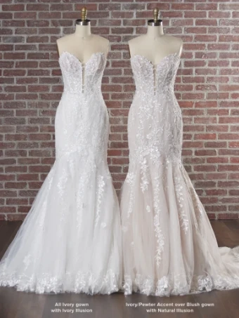 Maggie Sottero Lennon #7 All Ivory (with ivory illusion) thumbnail