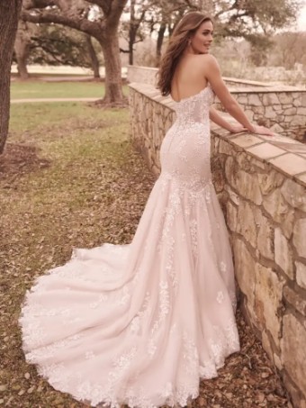 Maggie Sottero Lennon by Maggie Sottero #5 All Ivory (with ivory illusion) thumbnail