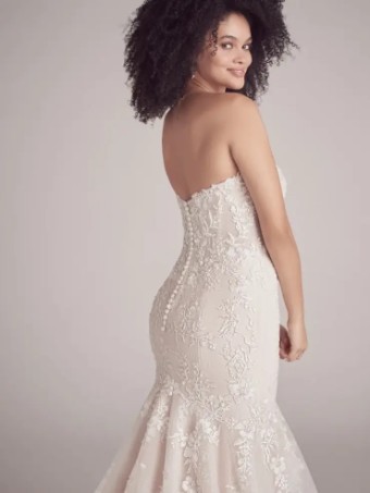 Maggie Sottero Lennon by Maggie Sottero #3 All Ivory (with ivory illusion) thumbnail