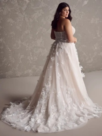 Maggie Sottero Laila by Maggie Sottero #2 All Ivory (with ivory illusion) thumbnail