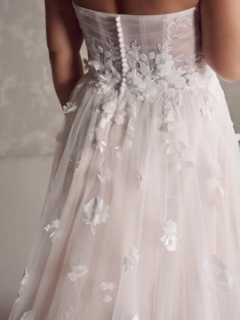 Maggie Sottero Laila by Maggie Sottero #4 All Ivory (with ivory illusion) thumbnail