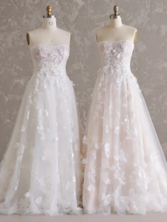 Maggie Sottero Laila by Maggie Sottero #5 default All Ivory (with ivory illusion) thumbnail