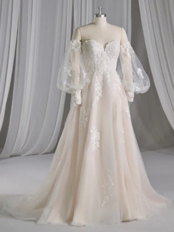 Maggie Sottero Chelsea by Maggie Sottero #7 default Ivory over Blush (with natural illusion) thumbnail