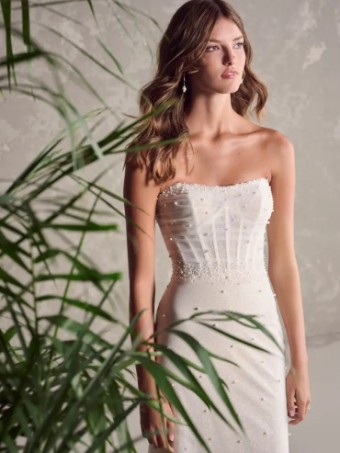Maggie Sottero Drew Marie by Maggie Sottero #2 Ivory over Blush (with natural illusion) thumbnail