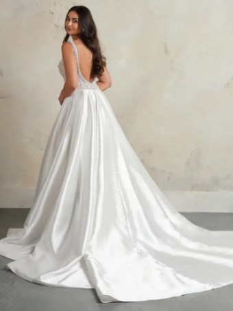 Maggie Sottero Zacasha by Maggie Sottero #3 Ivory/Silver Accent (with natural illusion) thumbnail