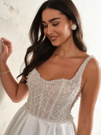 Maggie Sottero Zacasha by Maggie Sottero #4 default Ivory/Silver Accent (with natural illusion) thumbnail