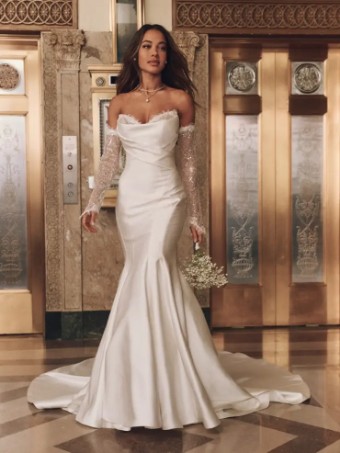 Maggie Sottero Leilani by Maggie Sottero #2 Ivory/Silver Accent (with natural illusion) thumbnail