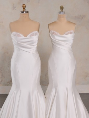 Maggie Sottero Leilani #4 default Ivory/Silver Accent (with natural illusion) thumbnail