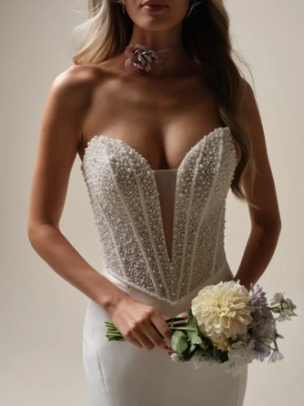 Maggie Sottero Tina Marie by Maggie Sottero #2 Ivory with Natural Illusion thumbnail