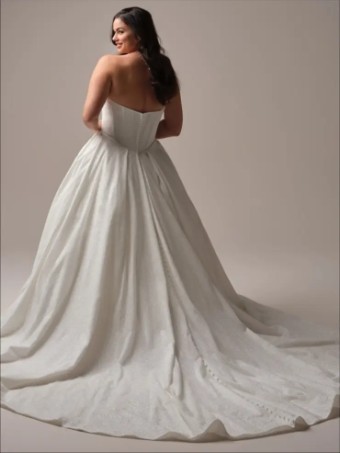 Maggie Sottero Derrick Royale by Maggie Sottero #4 All Ivory (with ivory illusion) thumbnail