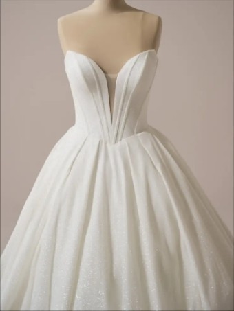 Maggie Sottero Derrick Royale by Maggie Sottero #6 All Ivory (with ivory illusion) thumbnail