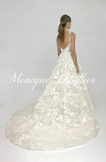 Monique Lhuillier Antoinette by Monique Lhuillier #1 Silk White/Cameo thumbnail