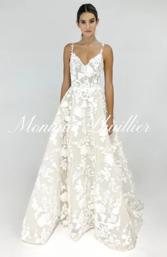 Monique Lhuillier Antoinette by Monique Lhuillier #0 default Silk White/Cameo thumbnail