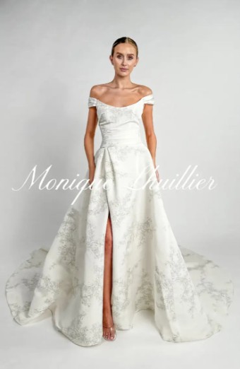 Monique Lhuillier Baby's Breath by Monique Lhuillier #1 Ivory/Leaf thumbnail