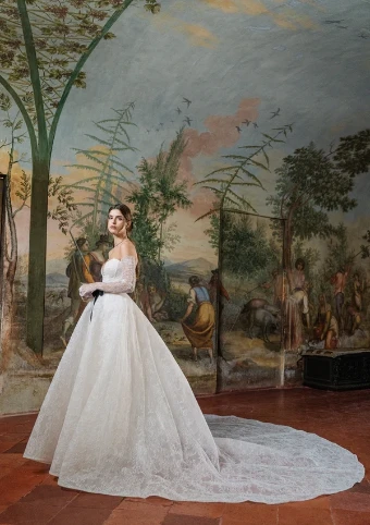 Monique Lhuillier Darling by Monique Lhuillier #0 default Silk White/Cameo/Black Ribbon thumbnail