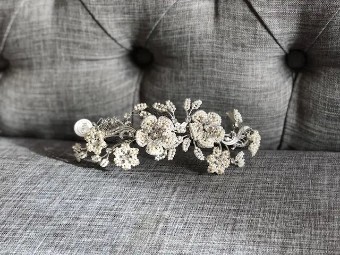 Paris by Deborah Moorland Pandora Headpiece - Paris by Debra Moreland #1 default Silver plated brass thumbnail