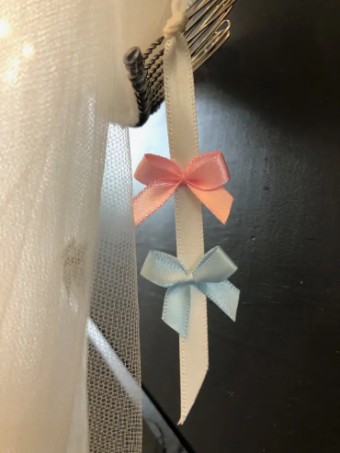 Paris by Deborah Moorland Bo Peep Veil - Paris by Debra Moreland #2 default Ivory tulle with White bows thumbnail