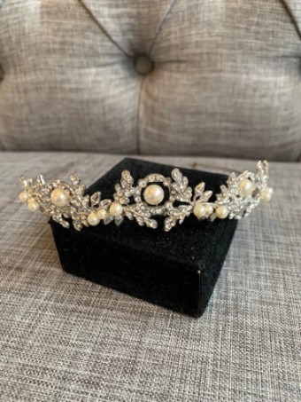 Paris by Deborah Moorland Mansfield Park Headpiece - Paris by Debra Moreland #0 default Silver/Bright White/Crystal thumbnail