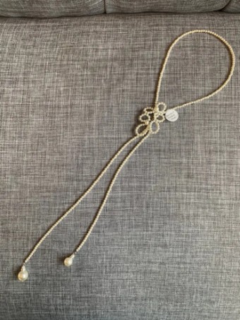 Paris by Deborah Moorland Sweet Cookie Necklace #0 default Silver/Light Ivory thumbnail
