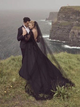 Rebecca Ingram Alexandria by Rebecca Ingram #4 Black (gown with Black Illusion) thumbnail