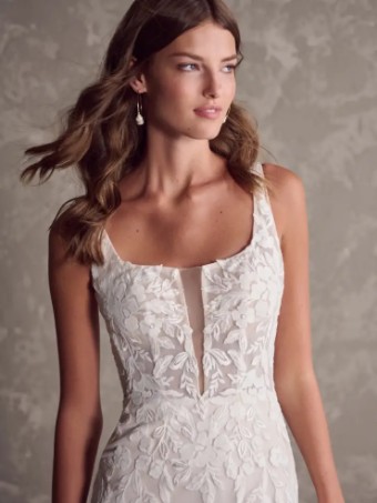 Rebecca Ingram Alanis by Rebecca Ingram #2 Ivory over Blush (with natural illusion) thumbnail
