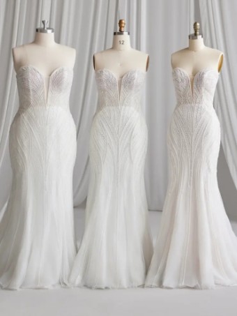Sottero and Midgley Positano by Sottero and Midgley #5 default Ivory/Silver Accent over Blush (gown with Natural Illusion) thumbnail