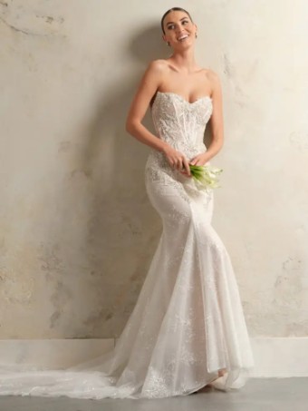 Sottero and Midgley Almudena by Sottero & Midgley #0 default All Ivory (with ivory illusion) thumbnail
