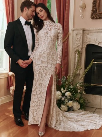Sottero and Midgley Holland by Sottero & Midgley #0 default All Ivory (with ivory illusion) thumbnail