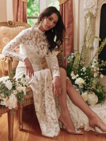 Sottero and Midgley Holland by Sottero & Midgley #4 All Ivory (with ivory illusion) thumbnail