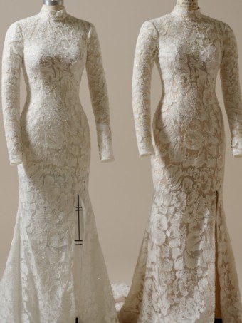 Sottero and Midgley Holland by Sottero & Midgley #5 All Ivory (with ivory illusion) thumbnail