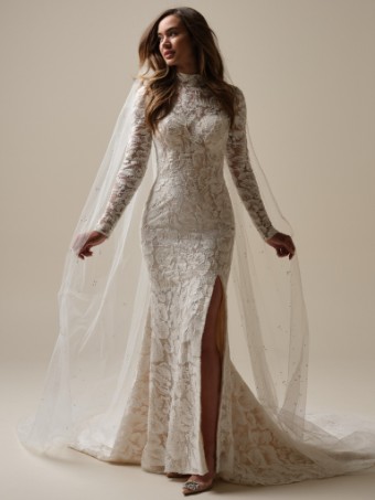 Sottero and Midgley Holland by Sottero & Midgley #2 All Ivory (with ivory illusion) thumbnail