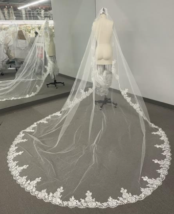 Bliss by Monique Lhuillier BL23260 Veil by Bliss Monique Lhuillier #0 default Silk White thumbnail