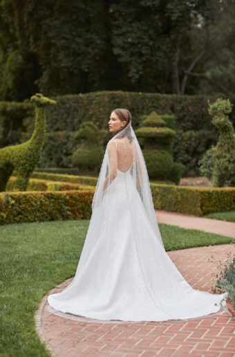 Bliss by Monique Lhuillier BL21201 by Bliss Monique Lhuillier #1 Silk White thumbnail