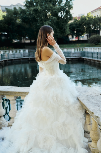 Bliss by Monique Lhuillier BL25205 by Bliss Monique Lhuillier #5 default Silk White thumbnail