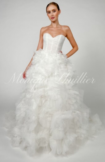 Bliss by Monique Lhuillier BL25205 by Bliss Monique Lhuillier #1 Silk White thumbnail