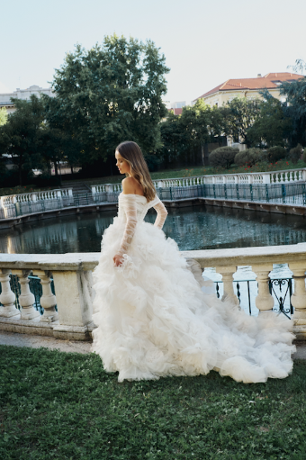 Bliss by Monique Lhuillier BL25205 by Bliss Monique Lhuillier #4 Silk White thumbnail