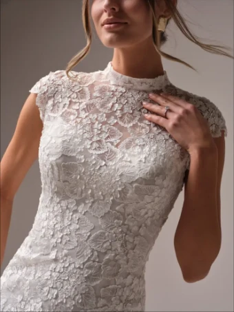 Maggie Sottero Auburn by Maggie Sottero #2 Ivory (with Ivory Illusion) thumbnail