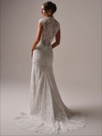 Maggie Sottero Auburn by Maggie Sottero #1 Ivory (with Ivory Illusion) thumbnail