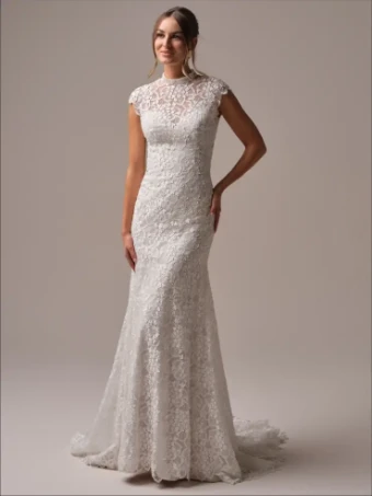 Maggie Sottero Auburn by Maggie Sottero #0 default Ivory (with Ivory Illusion) thumbnail