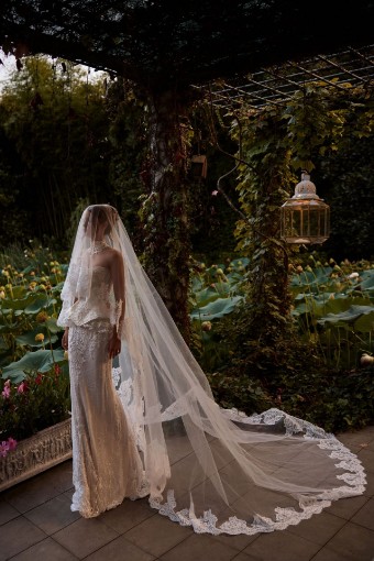 Milla by Lorenzo Rossi Atola Embroidered Skirt by Milla Nova #1 Nude-Ivory thumbnail