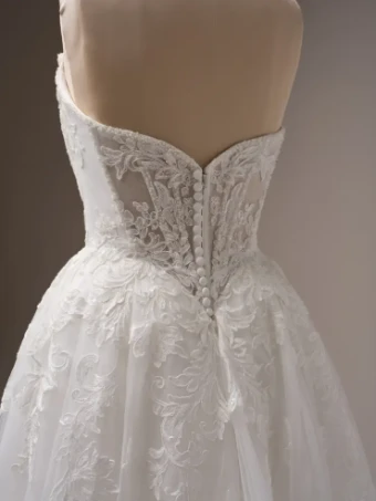 Sottero and Midgley Parker by Sottero & Midgley #5 All Ivory (with ivory illusion) thumbnail