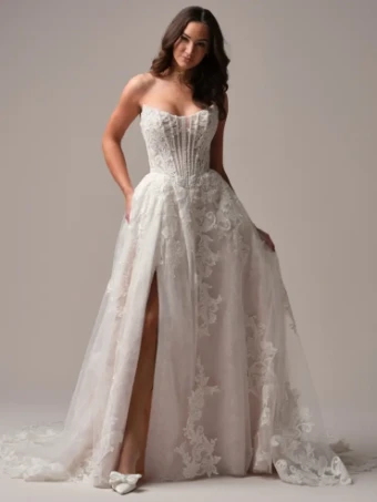 Sottero and Midgley Parker by Sottero & Midgley #0 default All Ivory (with ivory illusion) thumbnail