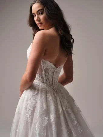 Sottero and Midgley Parker by Sottero & Midgley #3 All Ivory (with ivory illusion) thumbnail