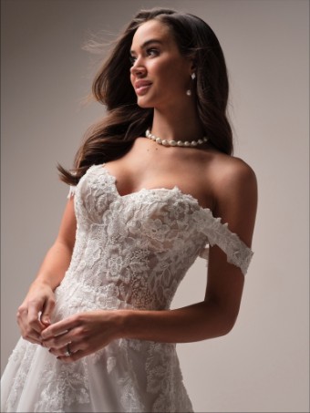 Maggie Sottero Everleigh #1 All Ivory (with ivory illusion) thumbnail