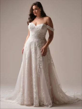 Maggie Sottero Everleigh by Maggie Sottero #4 All Ivory (with ivory illusion) thumbnail