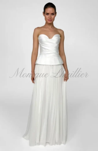 Monique Lhuillier Le Doux by Monique Lhullier #1 Silk White thumbnail