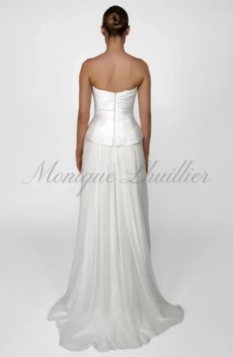 Monique Lhuillier Le Doux by Monique Lhullier #2 Silk White thumbnail
