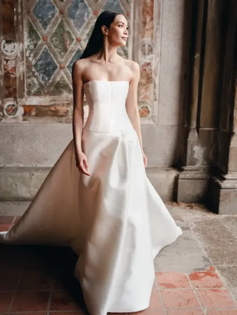 Bliss by Monique Lhuillier BL26105 by Bliss Monique Lhuillier #0 default Silk White thumbnail