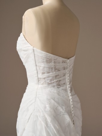 Rebecca Ingram Kendall by Rebecca Ingram #1 All Ivory (gown with Ivory Illusion) thumbnail