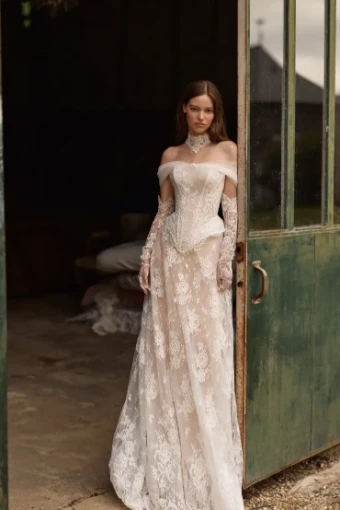 Milla by Lorenzo Rossi Virelle Corset by Milla Nova #0 default Ivory thumbnail